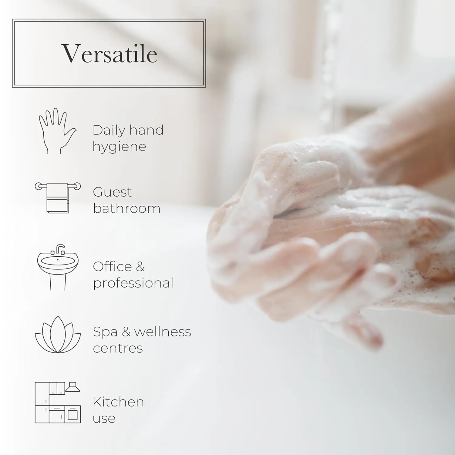 Pecksniff's Moisturizing Hand Wash - Vitamin B Enriched, Natural & Gentle Cleanser, Luxurious Hand Wash 500ml/16.9 fl oz (Rose & Peony)