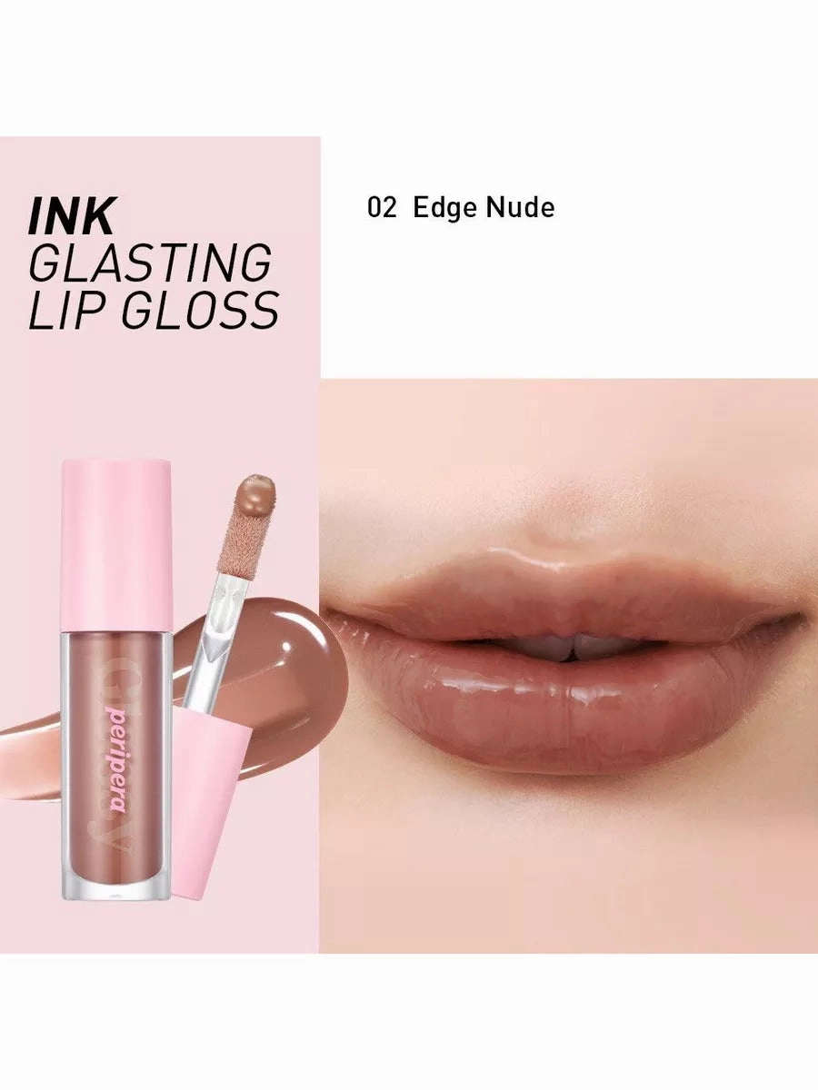 Peripera - Ink Glasting Lip Gloss #02 Edge Nude