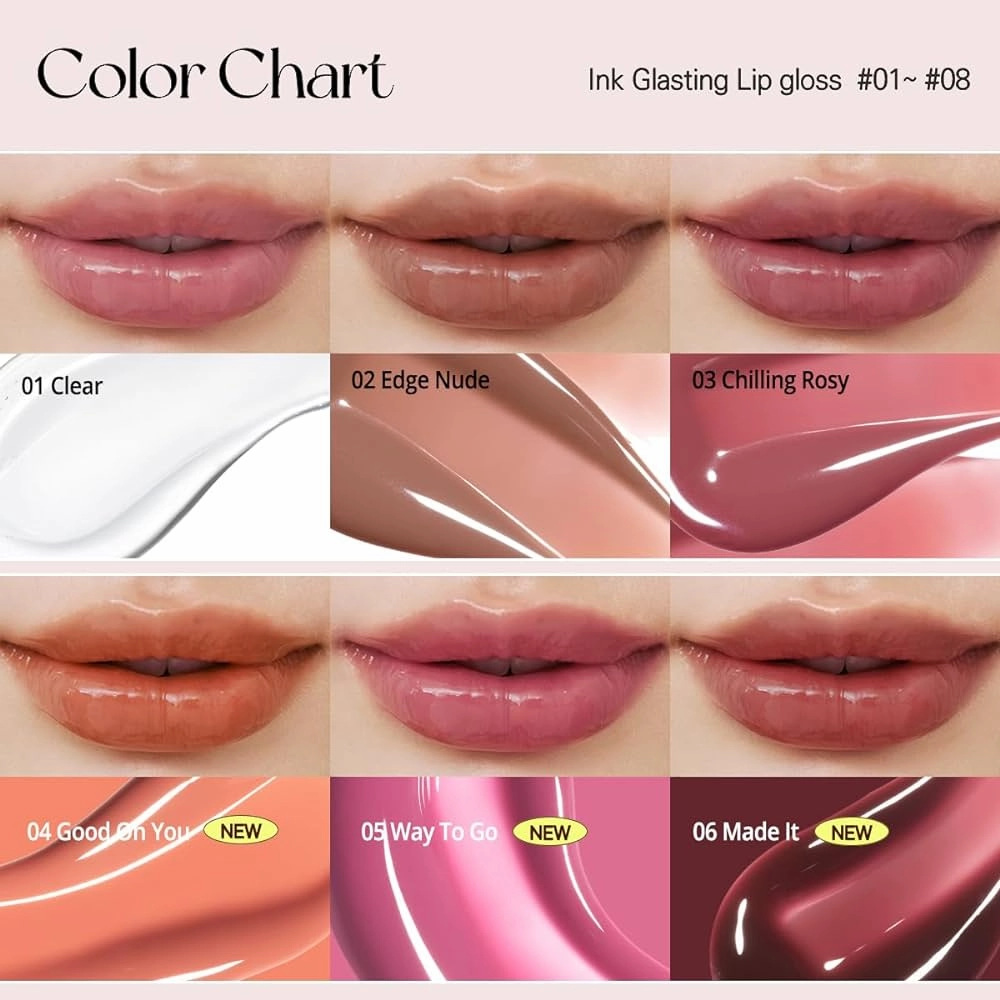 Peripera - Ink Glasting Lip Gloss #02 Edge Nude