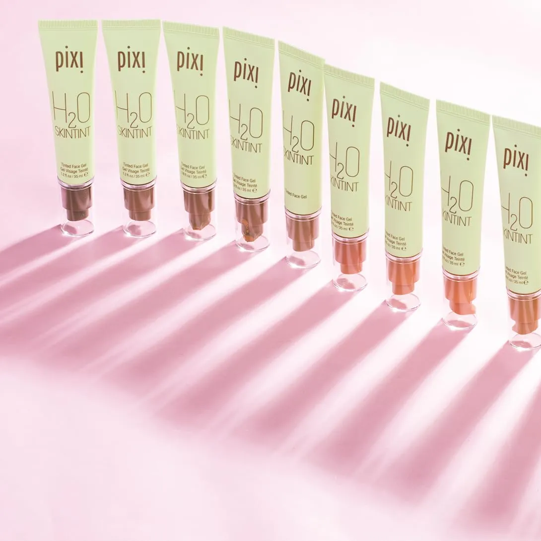 Pixi Beauty H2O SkinTint Tinted Face Gel, 1.2 fl oz / 35 ml, Cream
