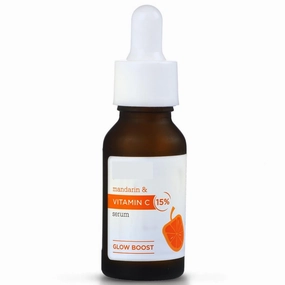 Pl.um 15% Vitamin C Serum for Glowing Skin | for Oily, Dry & Combination Skin | Reduce Pigmentation & Dark Spot |with Mandarin | Non-Irritating, Hydrating & Soothing | for Men & Women | 20ml