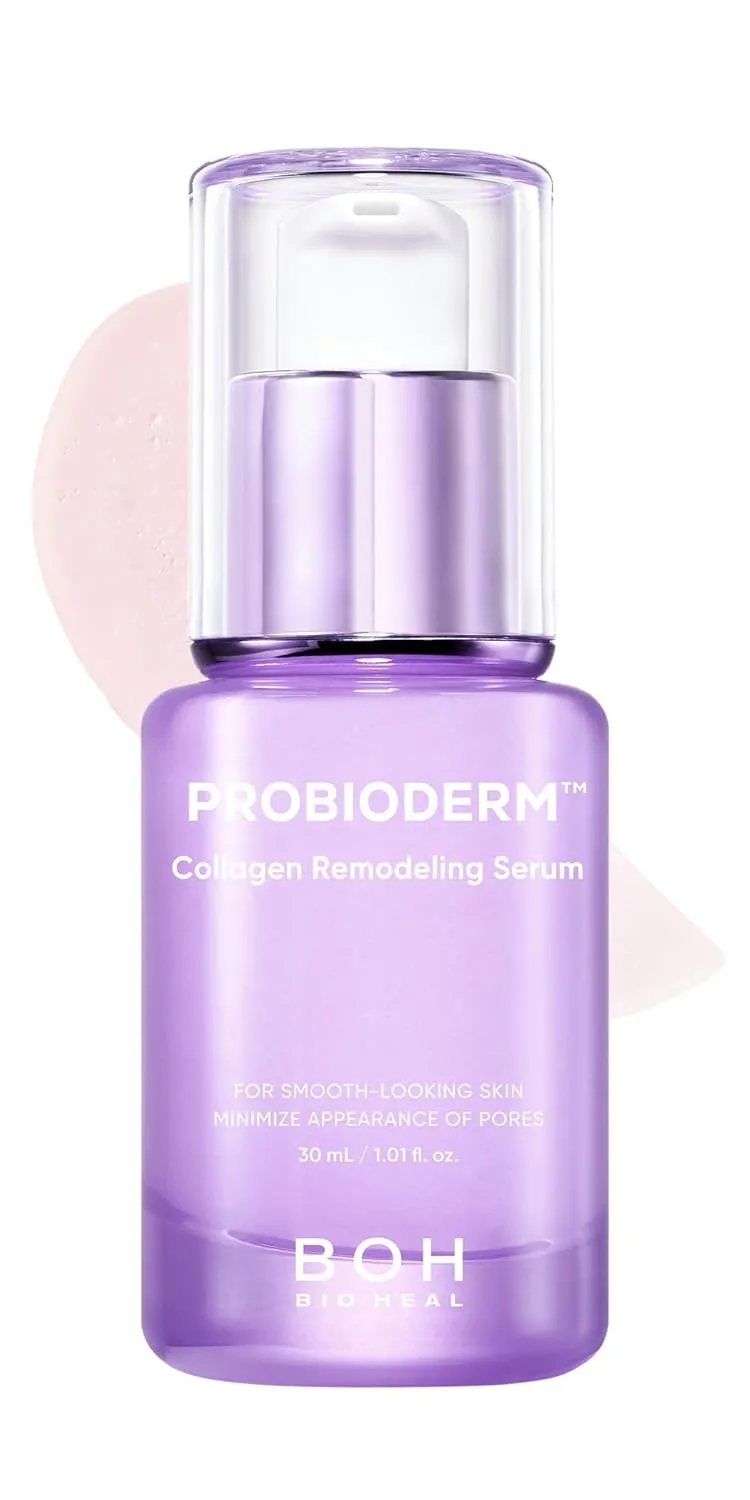 Probioderm™ Collagen Remodeling Serum 1.01 fl oz (30 ml) | Skin Firming Serum with Collagen & 12 Peptides for Pore Tightening & Smoothing | Hydrating & Lifting for Daily Skincare