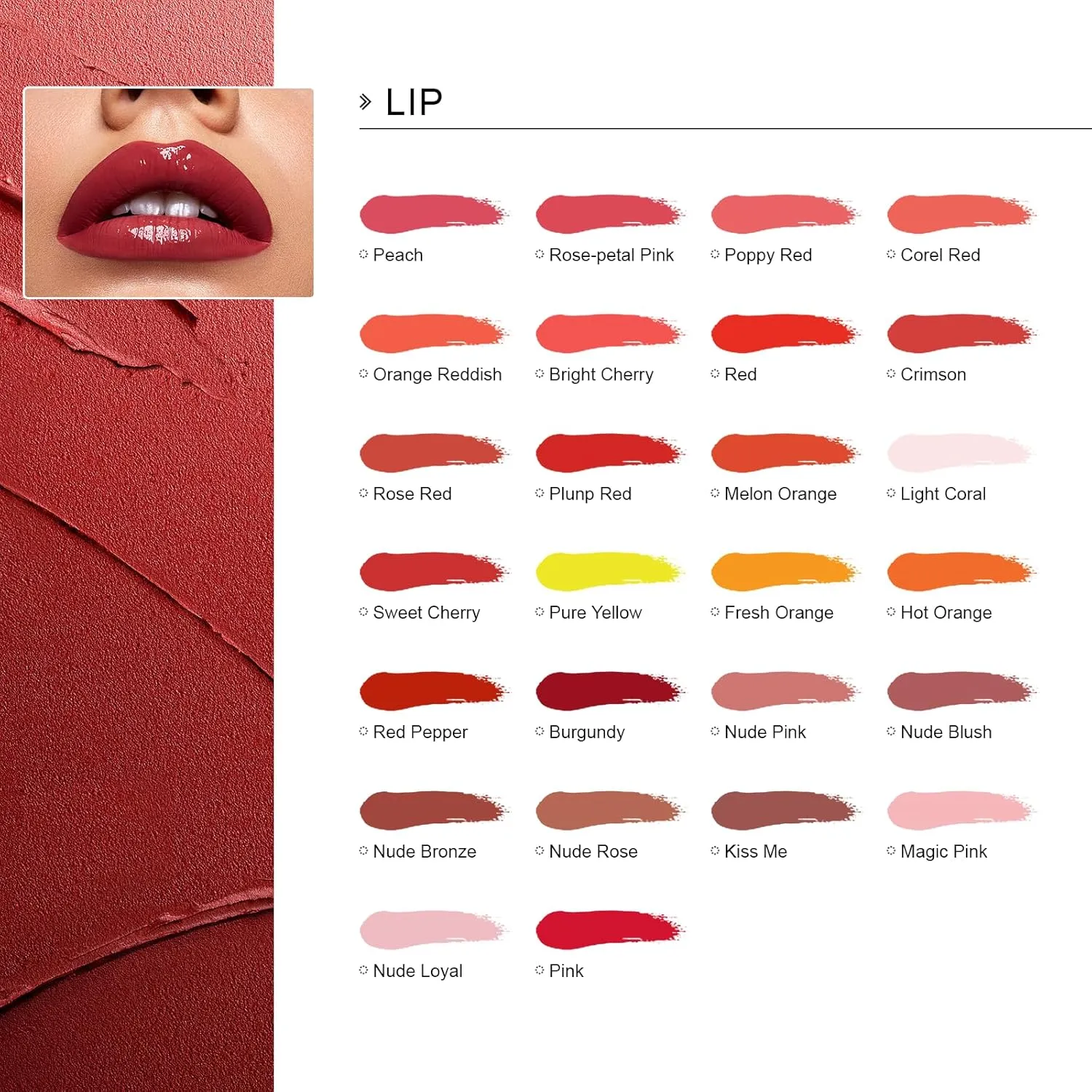 QUELLE Permanent Makeup Ink Lips Pigment Water Based 0.5oz/15ml Vegan Lip Ink Microblading Pigment for Lip Blush Permanent Makeup Lip Color (Red)