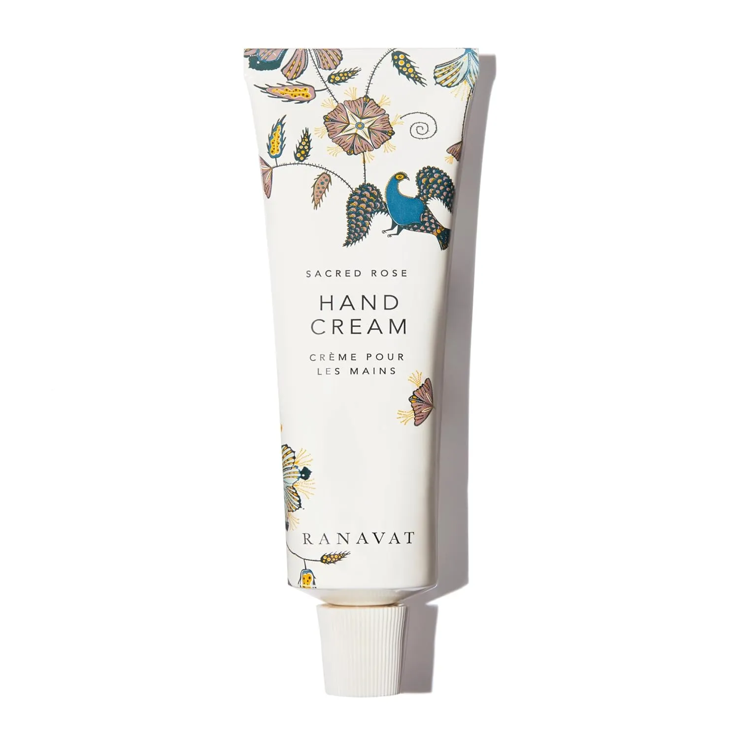 RANAVAT Restoring Hand Cream - Daily Hand Lotion for Dry Hands with Damask Rose - Hydrates with Almond Oil & Vitamin E (1.7 oz)