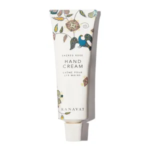 RANAVAT Restoring Hand Cream - Daily Hand Lotion for Dry Hands with Damask Rose - Hydrates with Almond Oil & Vitamin E (1.7 oz)