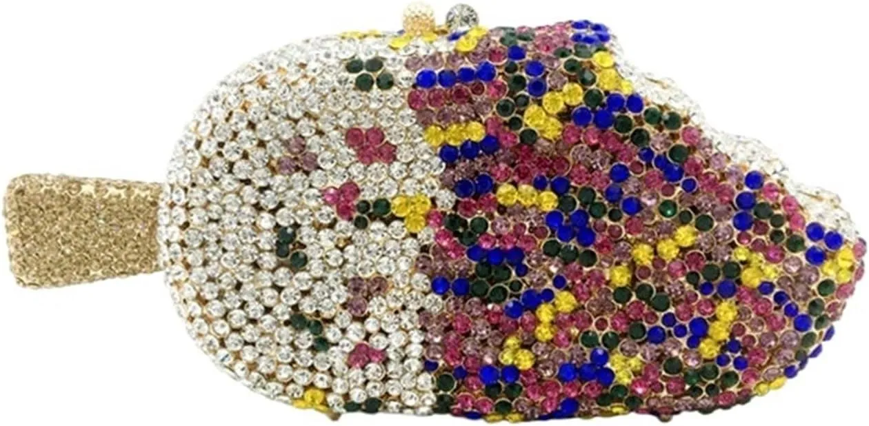 Rhinestone Purse Handbags Women Popsicle Flavor Evening Bags And Clutchese Wedding Party Purses