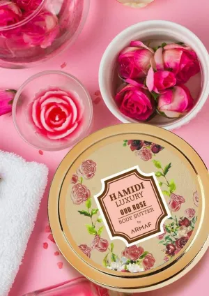 Rose Body Butter For Women 250ML (8.4 OZ) Ultra Moisturizing body butter For Dry Skin, Nourishing And Replenishes Dry Skin, Experience Deep Cleansing With Sweet Floral Scent