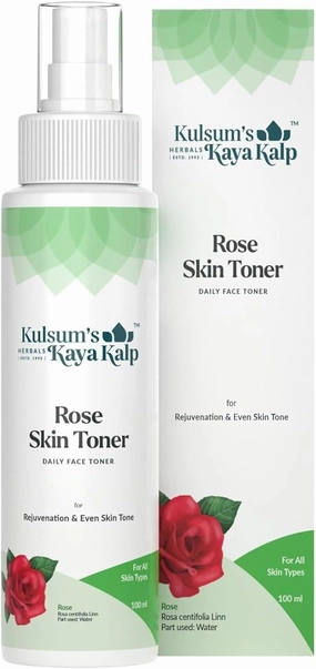 Rose Skin Toner for Skin Rejuvenation & Even Skin Tone | Ideal for Men & Women | with Rose Water | for All Skin Types | 100ml