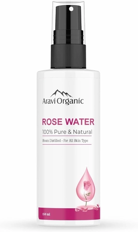 Rose Water (150 ml) | Gulab Jal | for Soothing Any Skin, Hydrating Your Skin, Cleansing Your Pores & Soothing Redness of Skin | Natural & Organic Ingredients