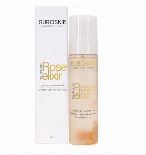 Rose Water Face Mist 100ml | Pure Rose Water | Face Toner for Glowing, Refresh & Hydrating Skin | Minimize Large & Open Pores | Gulab Jal for Women & Men