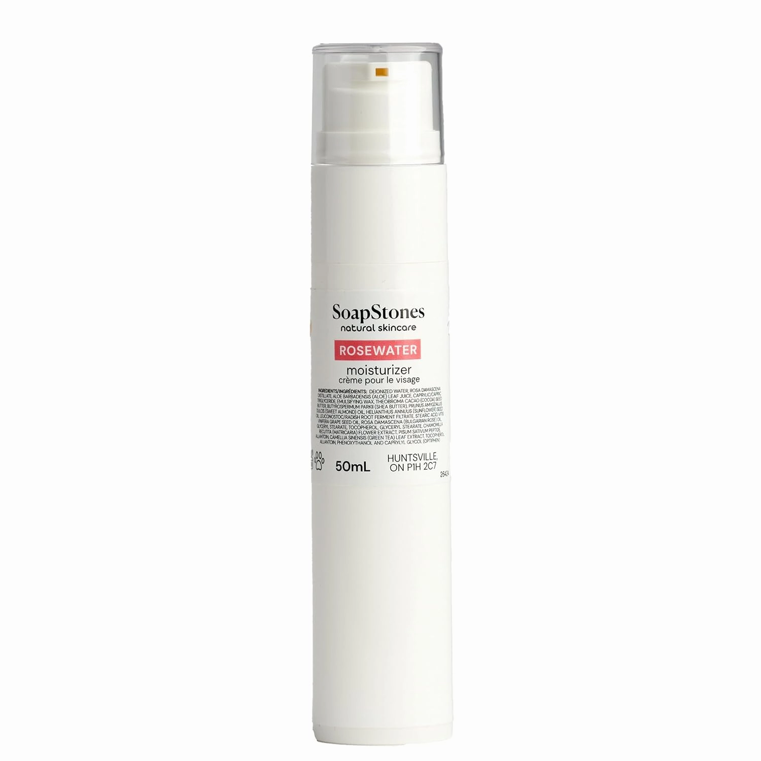 Rosewater Moisturizer - 2 oz - Soothing & Hydrating Skin, Reducing Redness & Inflammation