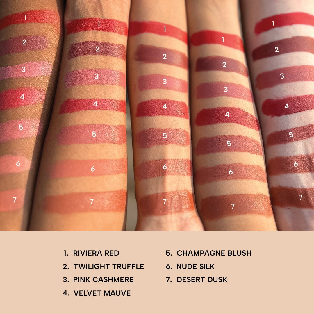 Season’s Must Have Lipsticks Duo | Riviera Red   Twilight Truffle