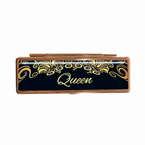 Shades of Color Lipstick Mirror Case, Walk By Faith