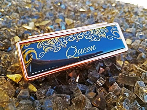 Shades of Color Lipstick Mirror Case, Walk By Faith
