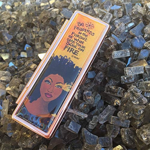 Shades of Color Lipstick Mirror Case, Walk By Faith