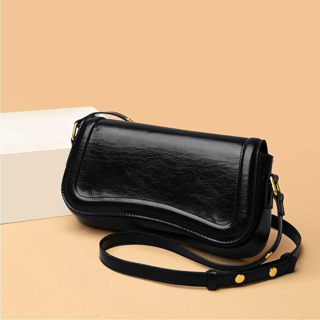 Shoulder Bag Retro Classic Purse Clutch Shoulder Tote HandBag with Zipper Closure for Women