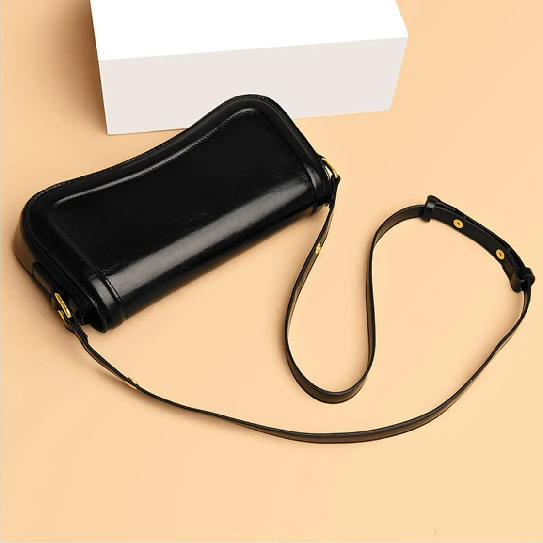 Shoulder Bag Retro Classic Purse Clutch Shoulder Tote HandBag with Zipper Closure for Women