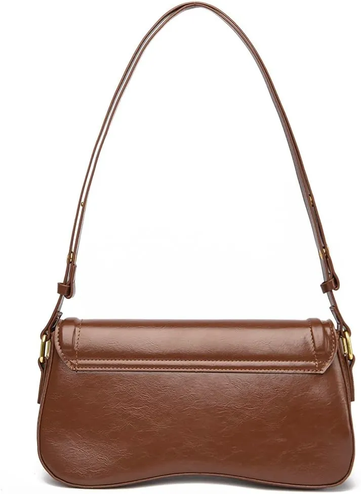 Shoulder Bag Retro Classic Purse Clutch Shoulder Tote HandBag with Zipper Closure for Women