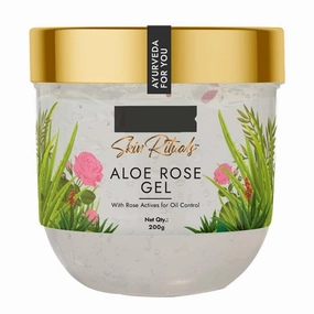 Skin Rituals Aloe Rose Gel 200 gms | Clinically Tested Rose Actives | For Oil Control & Hydration | Reduces Oil Production