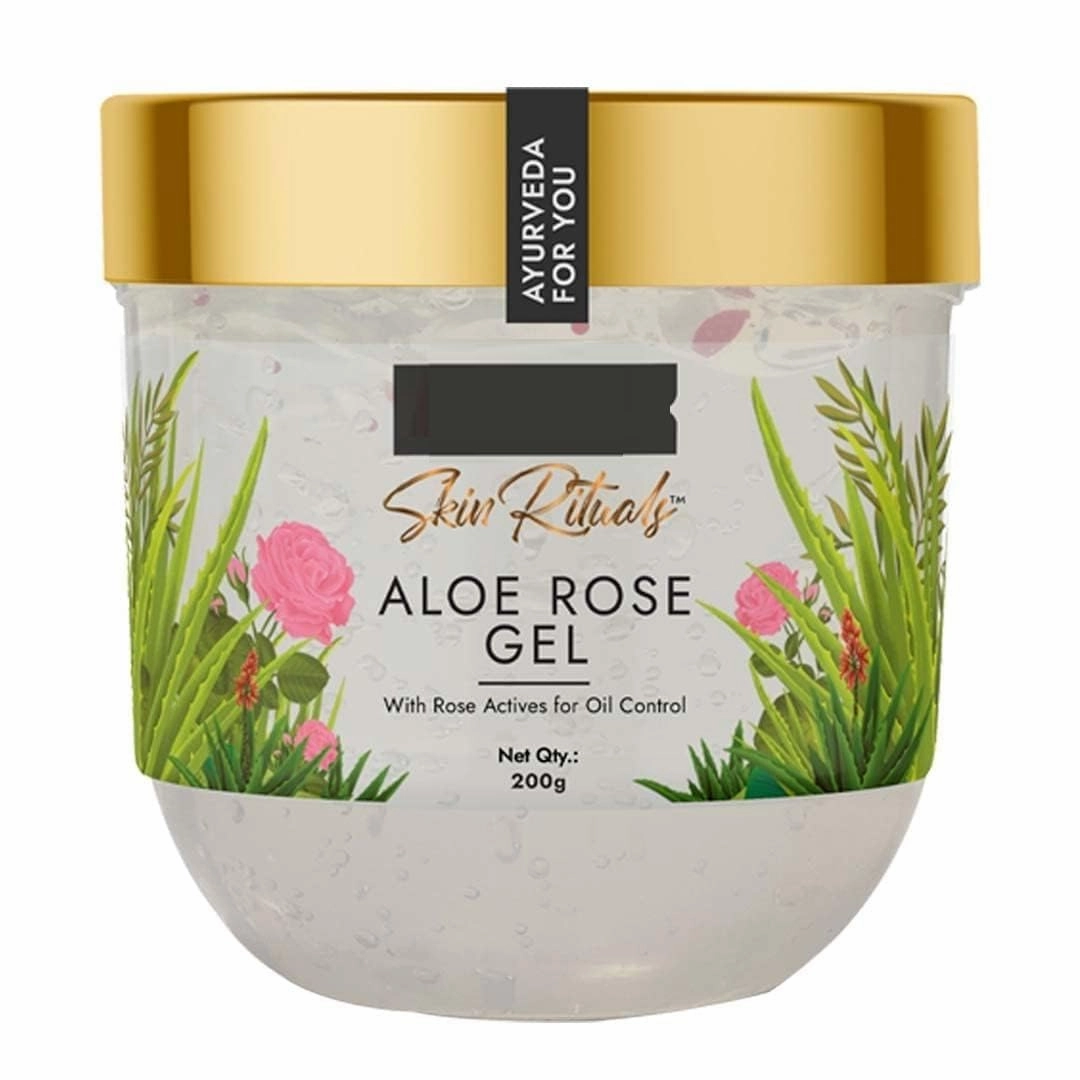 Skin Rituals Aloe Rose Gel 200 gms | Clinically Tested Rose Actives | For Oil Control & Hydration | Reduces Oil Production