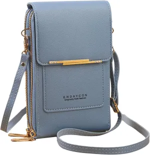 Small Crossbody Cell Phone Bag for Women, Mini Shoulder Purse with Credit Card Slots
