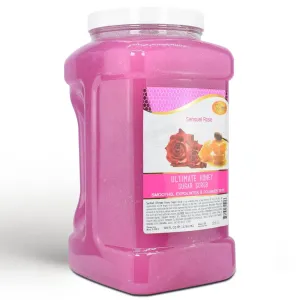 SPA REDI – Sugar Body Scrub, Sensual Rose, 128 Oz, Exfoliating, Moisturizing, Hydrating and Nourishing, Glow, Polish, Smooth and Fresh Skin - Body Exfoliator