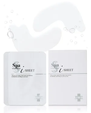Spa Treatment UMB Stretch iSheet Japanese Under Eye Masks (7 Pairs) - Effective Anti-Aging Under Eye Patches for Dark Circles, Dry, Dull Skin Around the Eyes - Moisturize and Refresh your Skin