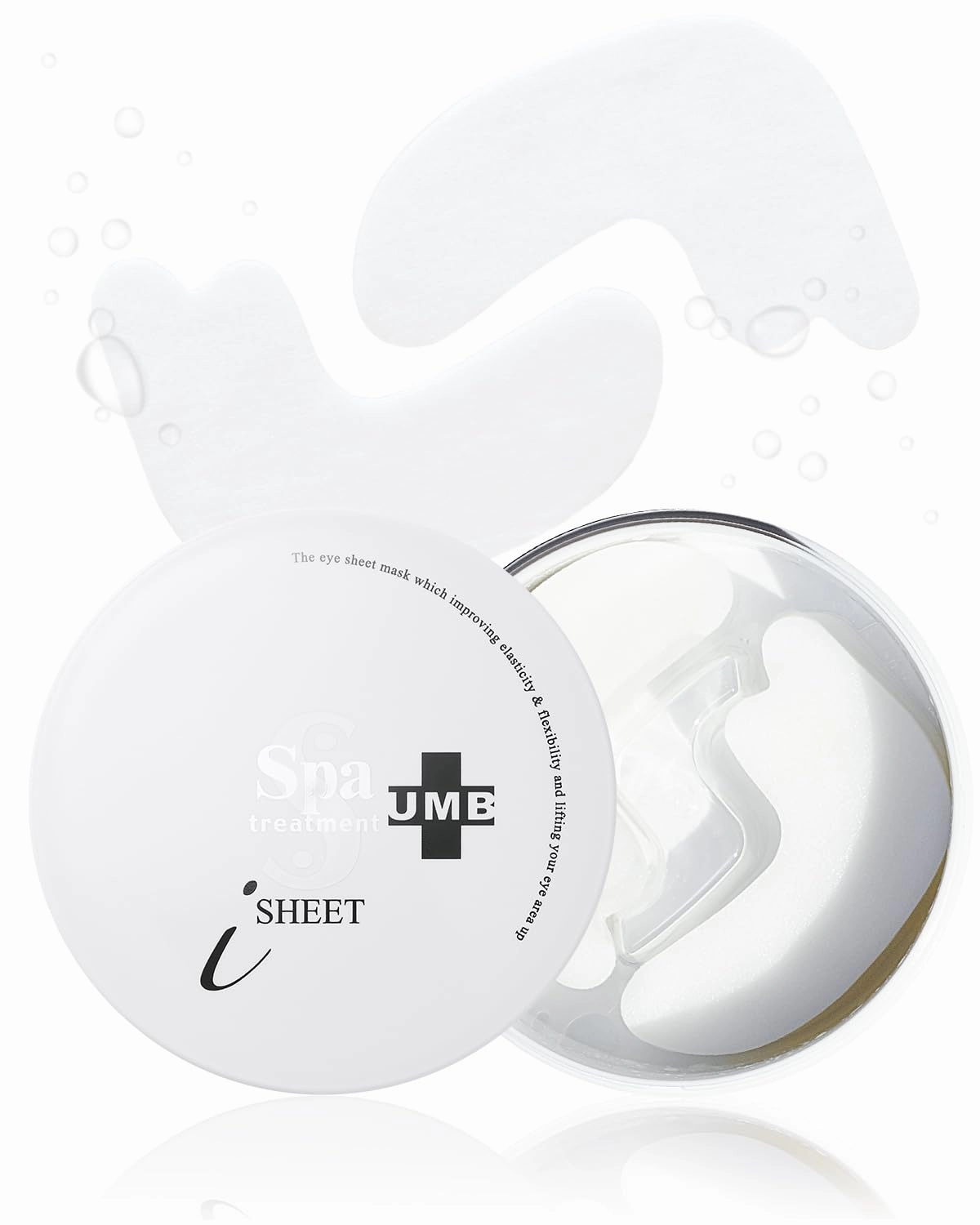 Spa Treatment UMB Stretch iSheet Japanese Under Eye Masks (30 Pairs) - Effective Anti-Aging Under Eye Patches for Dark Circles, Dry, Dull Skin Around the Eyes - Moisturize and Refresh your Skin