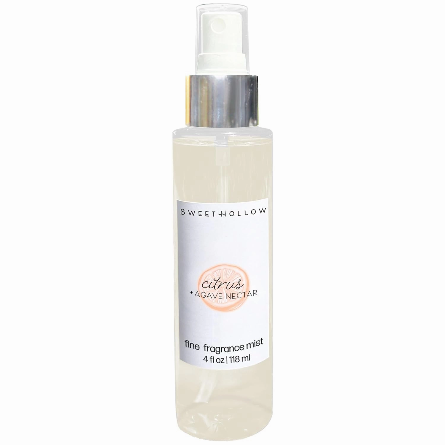 SweetHollow Citrus   Agave Nectar Fine Fragrance Mist, Tropical Fruit Scented Perfume Body Spray with Clean Ingredients, Infused with Essential Oil
