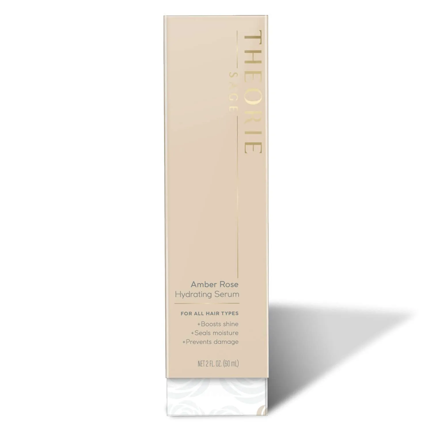 Theorie Amber Rose Hydrating Hair Serum - Boosts Moisture and Shine - Irresistible Scent of Rose, Jasmine & Amber - Suited for All Hair Types, Spray Bottle - 60mL