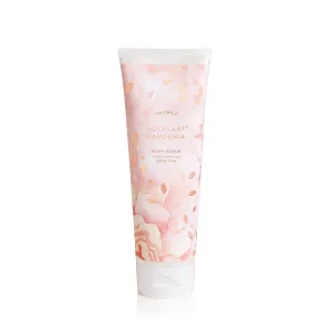 Thymes Exfoliating Body Scrub Infused with Hydration-Boosting Hyaluronate & Glycerin - Moisturizing Body Scrubs for Women & Men - Perfect Self Care Gifts for Women (Goldleaf Gardenia, 7 fl oz)