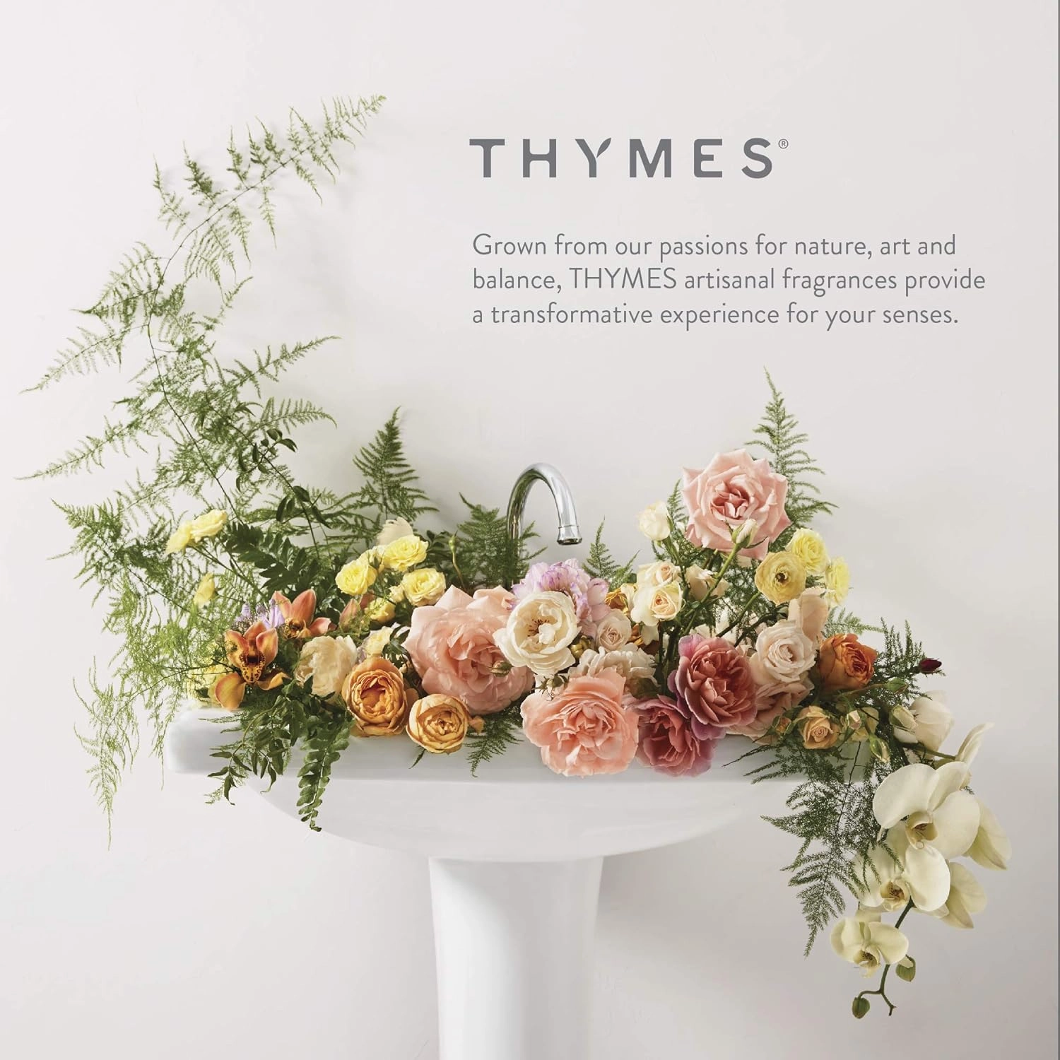 Thymes Moisturizing Hand Wash Soap with Pump - Luxury Hand Soap Gently Cleanses & Moisturizes - Skin Care with Glycerin & Noni fruit - Classic, Floral Fragrance (Kimono Rose, 8.25 oz)