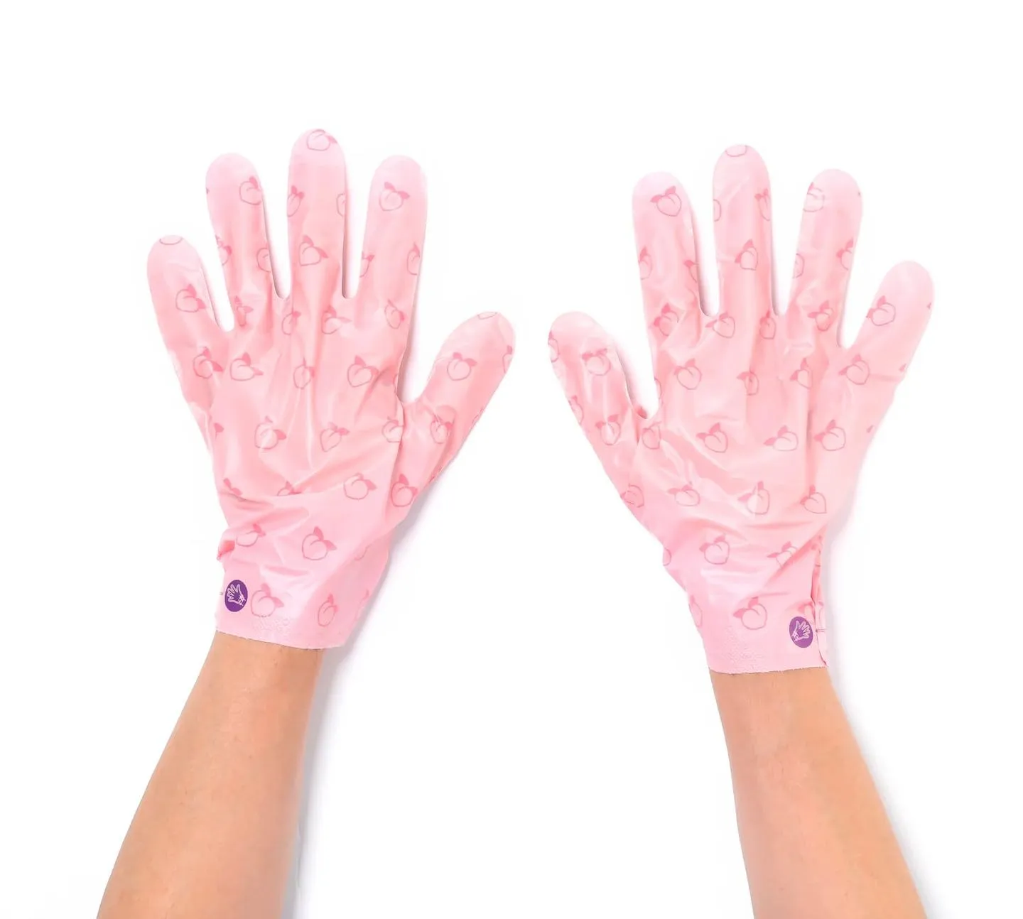 TONYMOLY I'm Lovely Peach, Hand Mask for Dry Skin, Hydrating, Moisturizing Plum, Peach, Honeysuckle Extract, 5pk