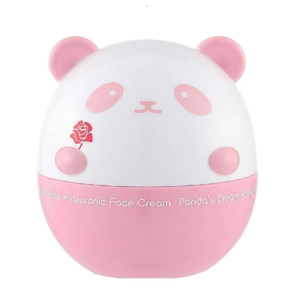 TONYMOLY Panda's Dream Rose Hyaluronic Face Cream, Hydrating Moisturizer for All Skin Types, Skin Calming, 5 oz