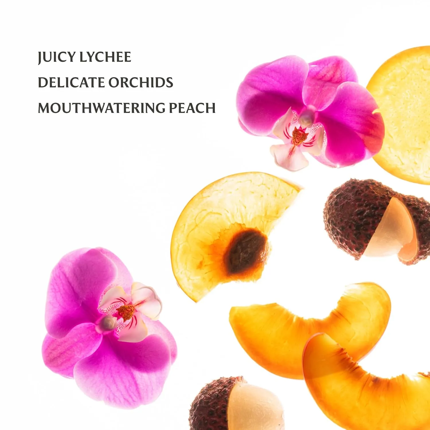 Touchland Power Essence Hydrating Body & Hair Fragrance, Peachy Lychee, 2 FL. OZ. Travel Size Body Mist