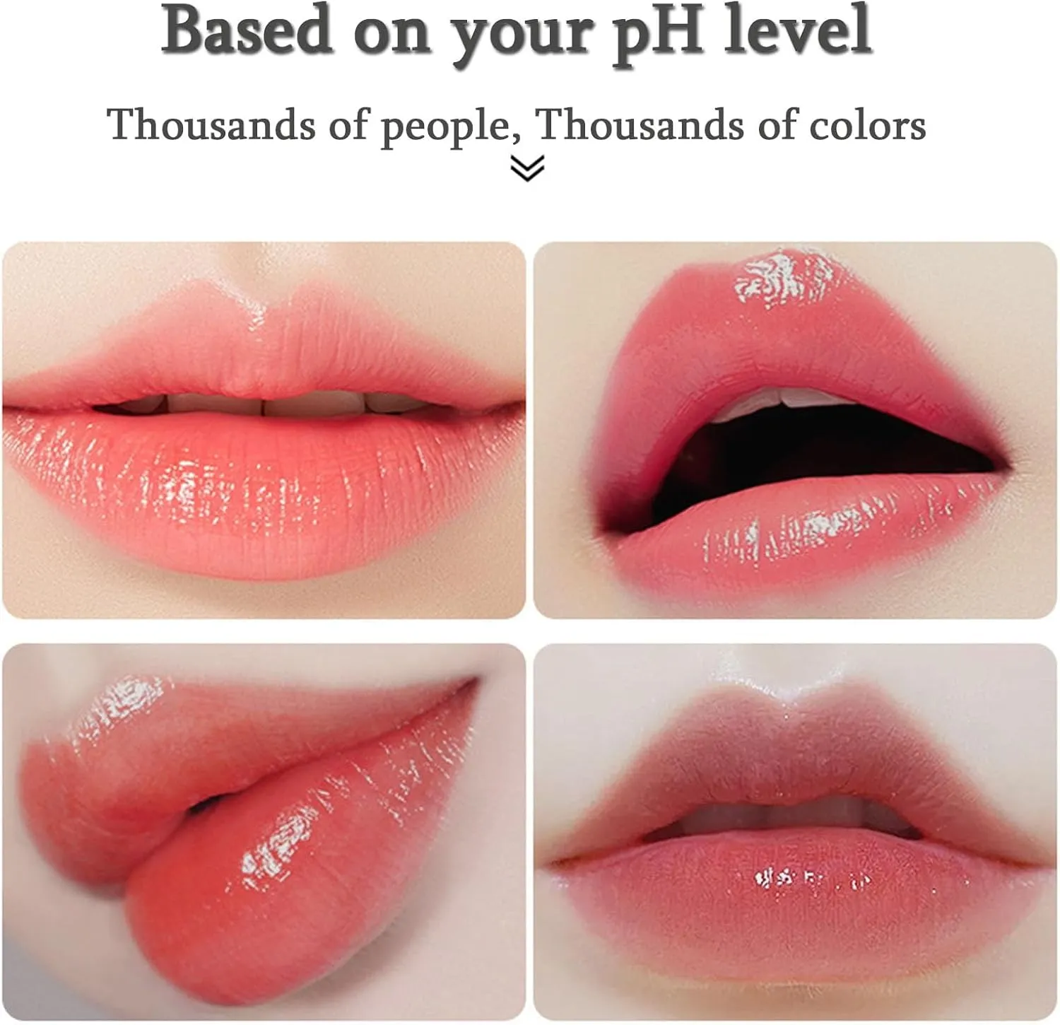 Transferproof Color Changing Lipstick, Color Change Lipstick with Crystals, Warm Change Glossy Lip Gloss, Color Changing Gold Foil for Women, Long Lasting 24 Hours