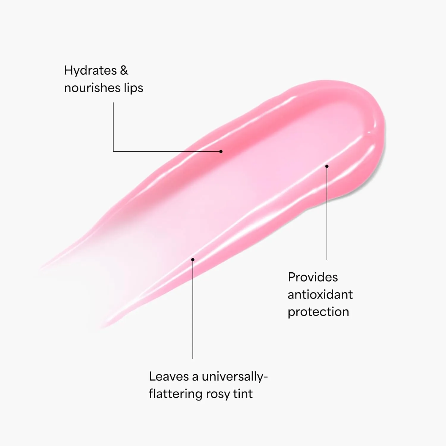 TULA Skin Care Rose Glow   Get It Lip Balm - Hydrating Peptide Lip Treatment with Hyaluronic Acid & Vitamin E, 0.28 oz.