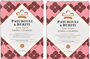 (Twin Pack) Nubian Heritage Bar Soap - Patchouli and Buriti - 5 oz