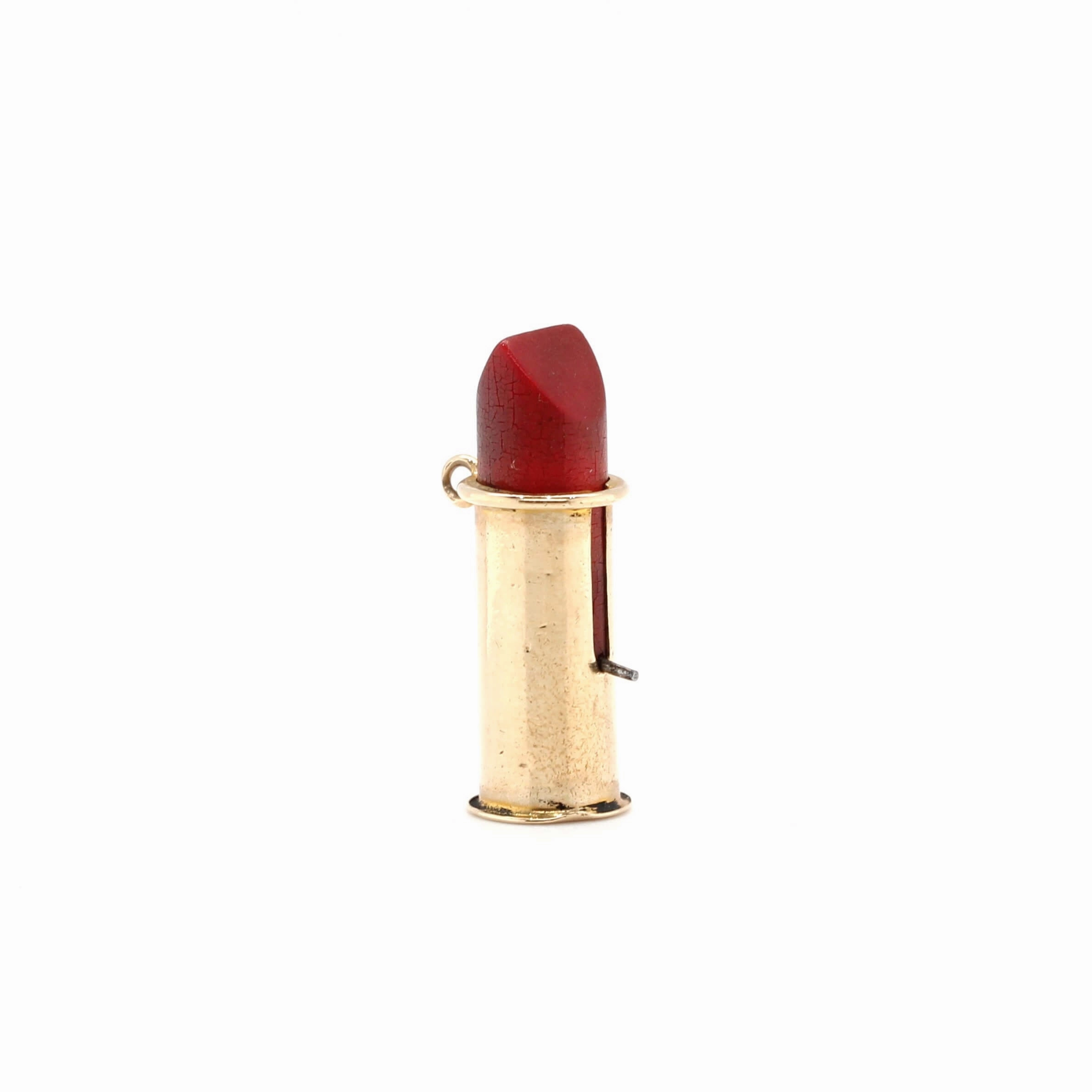 Vintage Lipstick Charm