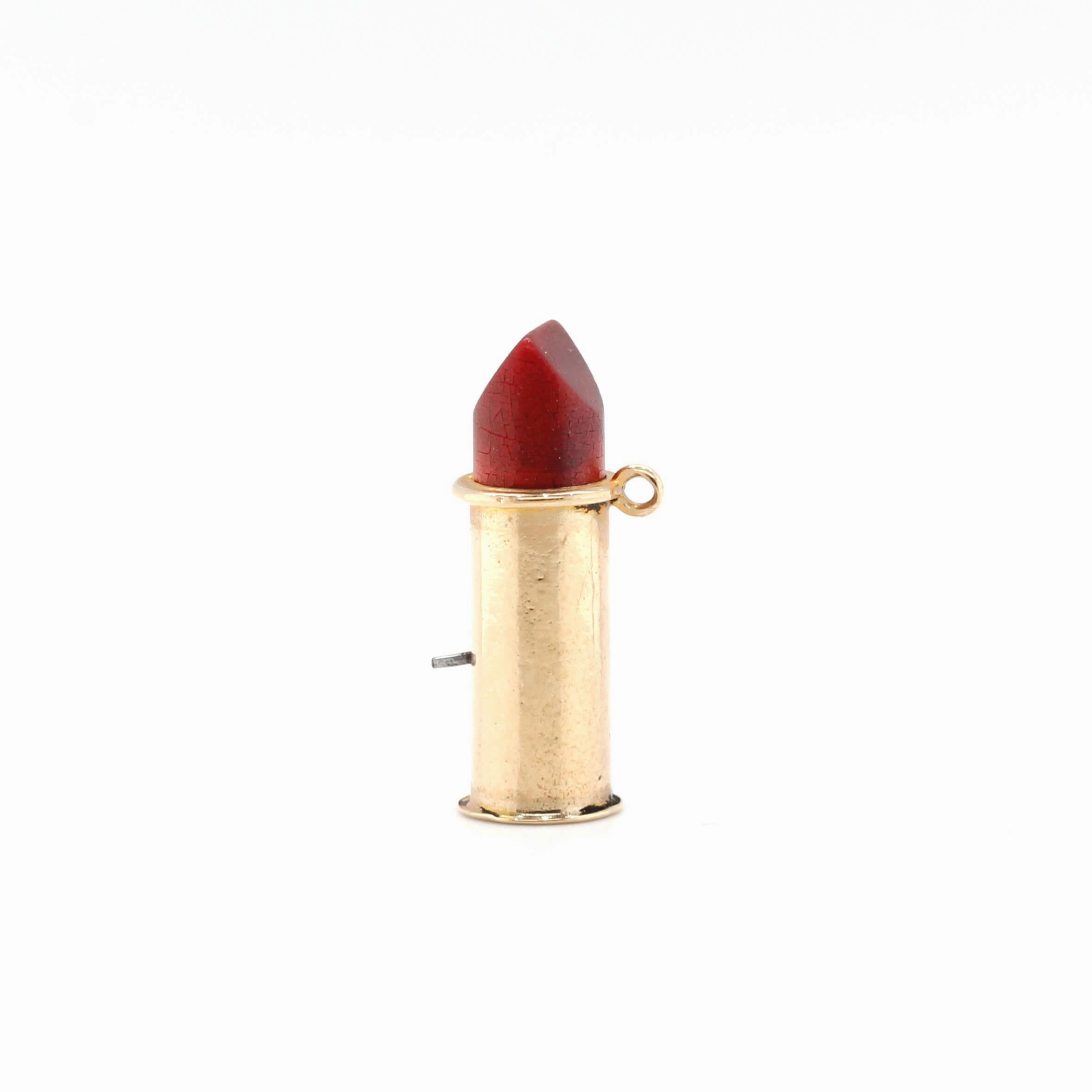 Vintage Lipstick Charm