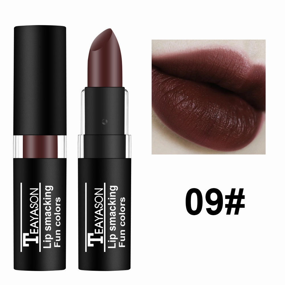 Wholesale dark white nude vampire olive green black purple Halloween retro lipstick JDC-MK-XuQ004
