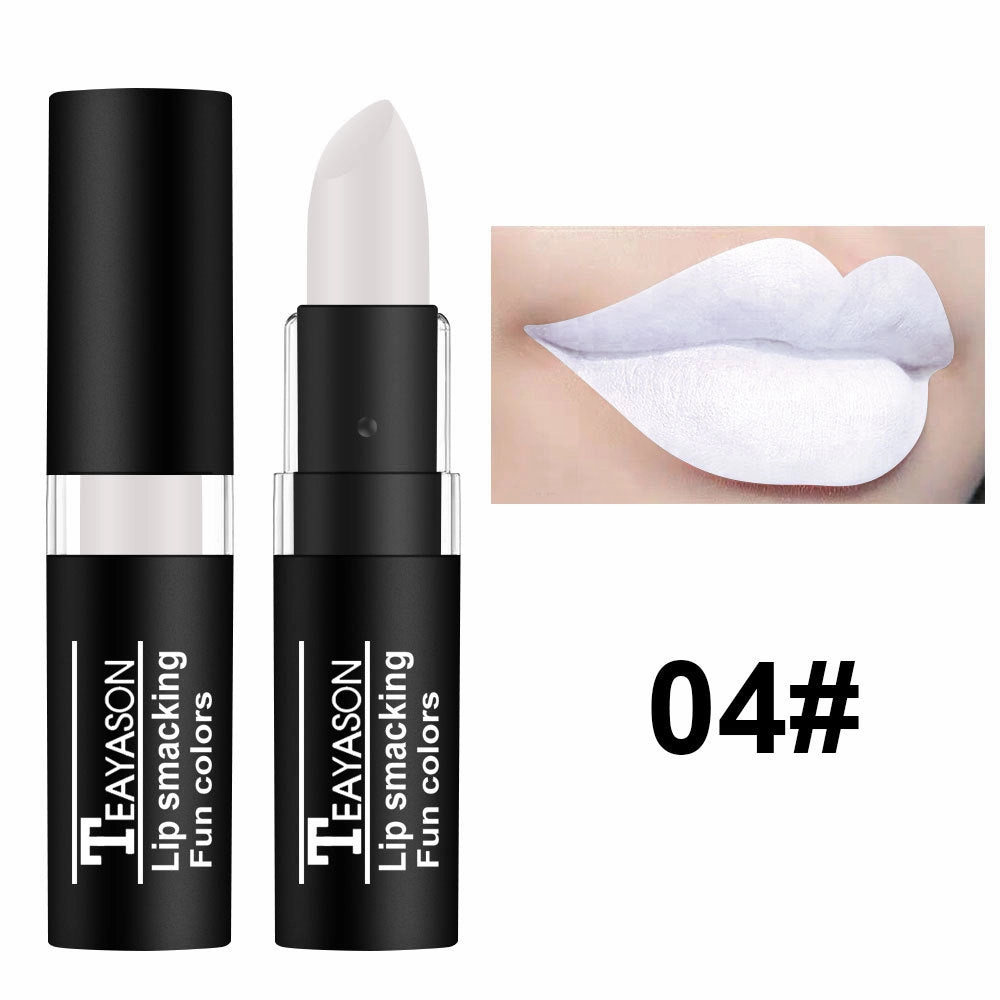 Wholesale dark white nude vampire olive green black purple Halloween retro lipstick JDC-MK-XuQ004