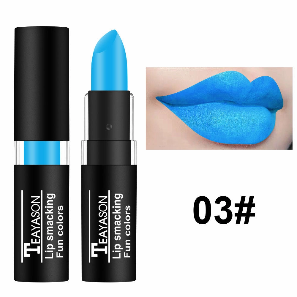 Wholesale dark white nude vampire olive green black purple Halloween retro lipstick JDC-MK-XuQ004