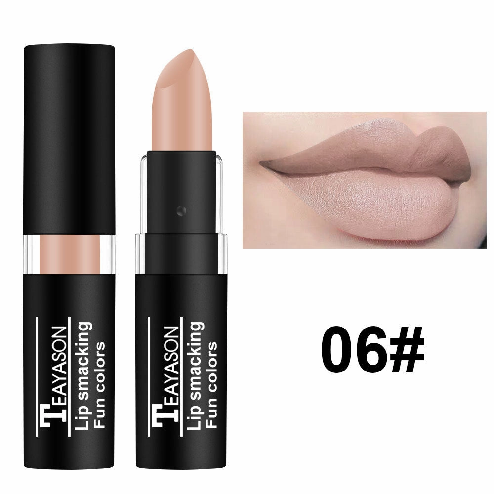 Wholesale dark white nude vampire olive green black purple Halloween retro lipstick JDC-MK-XuQ004