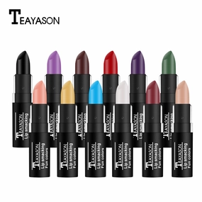 Wholesale dark white nude vampire olive green black purple Halloween retro lipstick JDC-MK-XuQ004