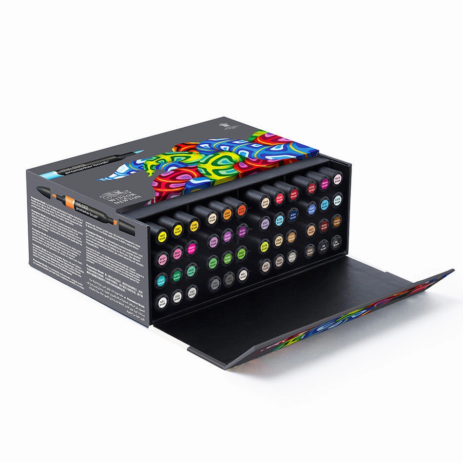 Winsor & Newton Promarker Brush Set of 48 Essential Collection