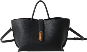 Women's Elegant Solid Color French Style Handbag, Classic Double Zip Top Handle Satchel Bag, Women Wedding Party Clutch