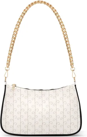 Women's Shoulder Handbags Chain Shoulder Brace for Women Bag Botanical Print Ladies Vacation Handbags Tote Purse,Multi1