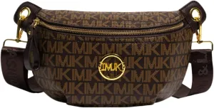 Xehuro Small Crossbody Purse Shoulder Bag for Women Chest Bag Daypack Multiple Pockets with Wide Strap