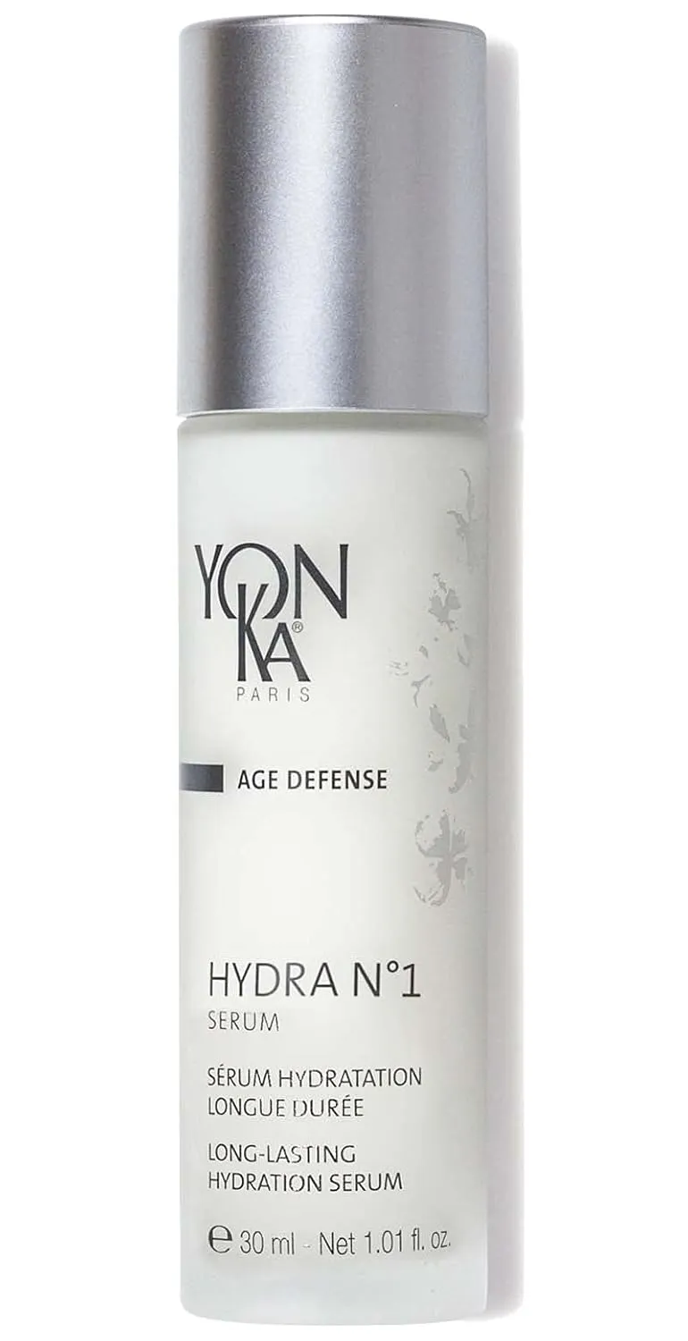 Yon-Ka Hydra No.1 Face Serum (30ml) Age Defense Skin Care, Intensive Hydration Booster with Hyaluronic Acid and Aloe Vera, Dry and Mature Skin, Paraben-Free